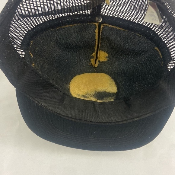 Vintage Black NRA Trucker Mesh Hat Cap Snapback - Picture 9 of 9